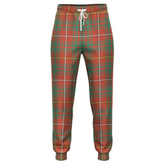 Shaw Red Modern Tartan Classic Jogger Pants