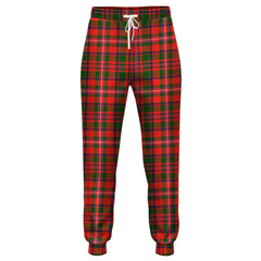MacFarlane Black & White Ancient Tartan Classic Jogger Pants