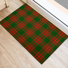 Menzies Green Modern Tartan Classic Door Mat