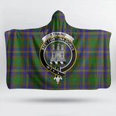 Moubray Tartan Crest Hooded Blanket