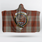 Davidson Dress Dancers Tartan Crest Hooded Blanket
