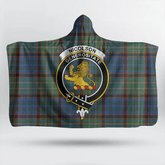 MacLeod of Harris Modern Tartan Crest Hooded Blanket