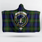 Gunn Modern Tartan Crest Hooded Blanket