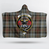 Turnbull Dress Tartan Crest Hooded Blanket