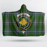 MacNaughton Modern Tartan Crest Hooded Blanket
