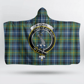 Wemyss Modern Tartan Crest Hooded Blanket