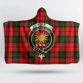 Kerr Modern Tartan Crest Hooded Blanket