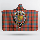 Matheson Hunting Ancient Tartan Crest Hooded Blanket