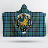 Campbell of Cawdor Ancient Tartan Crest Hooded Blanket