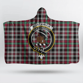 Borthwick Ancient Tartan Crest Hooded Blanket