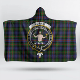 MacLaine of Loch Buie Tartan Crest Hooded Blanket
