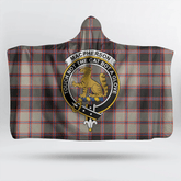 MacDonnell of Glengarry Ancient Tartan Crest Hooded Blanket