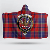 Oliphant Modern Tartan Crest Hooded Blanket