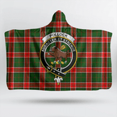 MacNaughton Ancient Tartan Crest Hooded Blanket