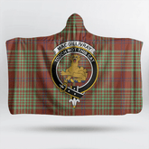 Ross Ancient Tartan Crest Hooded Blanket