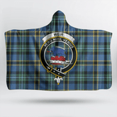 Ogilvie of Airlie Ancient Tartan Crest Hooded Blanket