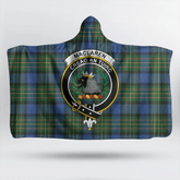Stirling & Bannockburn District Tartan Crest Hooded Blanket