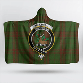 MacIntyre Hunting Ancient Tartan Crest Hooded Blanket