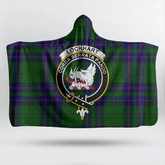 Lockhart Tartan Crest Hooded Blanket