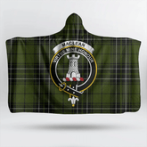 Sutherland Modern Tartan Crest Hooded Blanket