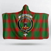 MacKinnon Ancient Tartan Crest Hooded Blanket