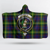 Ogilvie Hunting Modern Tartan Crest Hooded Blanket