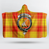 Urquhart Broad Red Ancient Tartan Crest Hooded Blanket