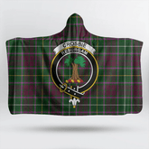 Crosbie Tartan Crest Hooded Blanket