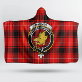 Shaw Modern Tartan Crest Hooded Blanket