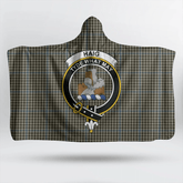 Haig Check Tartan Crest Hooded Blanket
