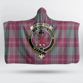 Crawford Ancient Tartan Crest Hooded Blanket