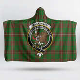 Somerville Modern Tartan Crest Hooded Blanket