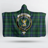 Middleton Modern Tartan Crest Hooded Blanket