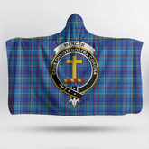 MacKay Weathered Tartan Crest Hooded Blanket