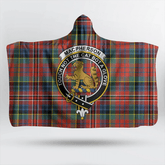 MacDonald of Sleat Tartan Crest Hooded Blanket
