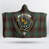 Buchan Ancient Tartan Crest Hooded Blanket
