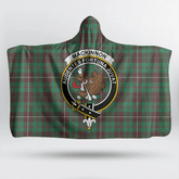Skene Modern Tartan Crest Hooded Blanket