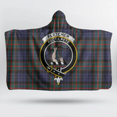 Fletcher of Dunans Tartan Crest Hooded Blanket