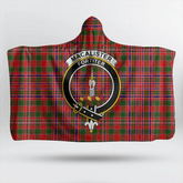 MacAlister Modern Tartan Crest Hooded Blanket