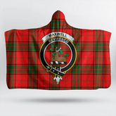 MacIntyre Hunting Modern Tartan Crest Hooded Blanket