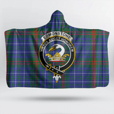 Edmonstone Tartan Crest Hooded Blanket