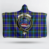 Ogilvie Tartan Crest Hooded Blanket