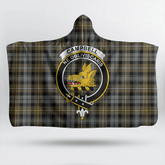 Campbell Argyll Weathered Tartan Crest Hooded Blanket