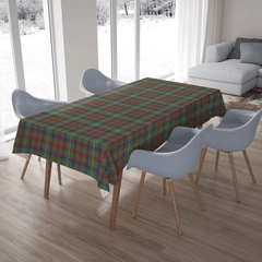 Shaw Green Modern Tartan Plaid Tablecloth