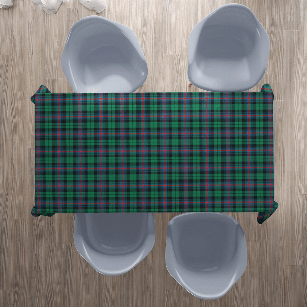 Urquhart Broad Red Ancient Tartan Plaid Tablecloth