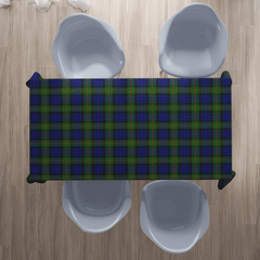 Gunn Modern Tartan Plaid Tablecloth