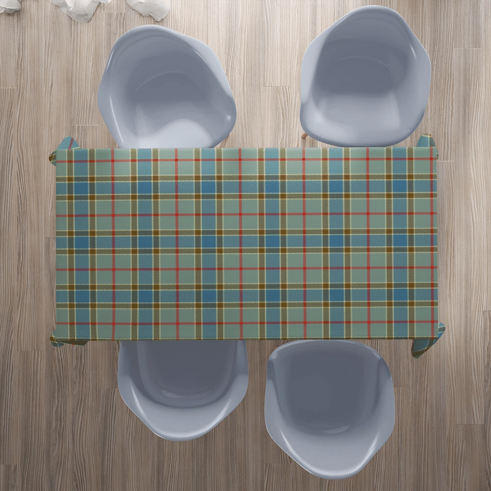 Balfour Blue Tartan Plaid Tablecloth