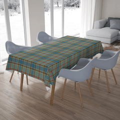 Balfour Blue Tartan Plaid Tablecloth