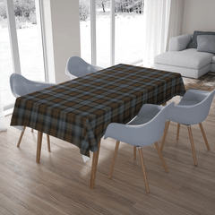 BlackWatch Weathered Tartan Plaid Tablecloth