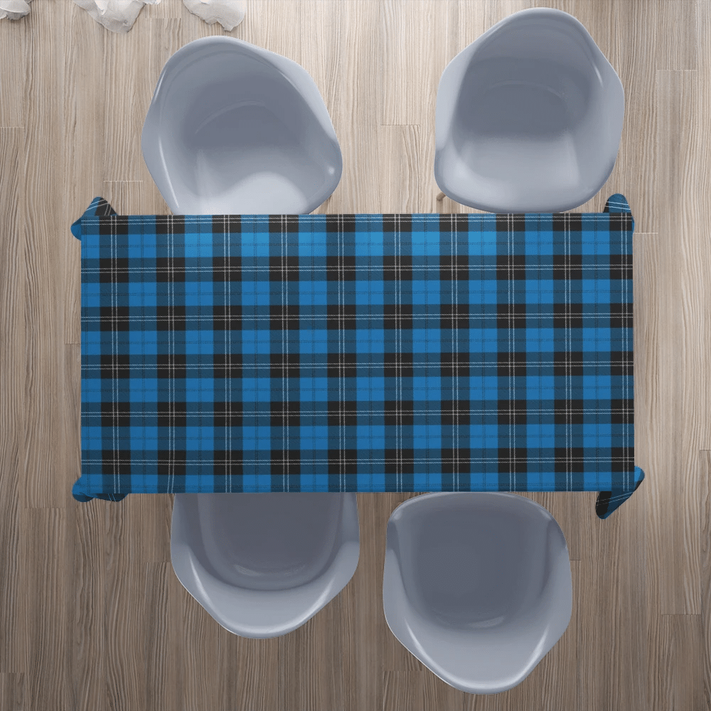 Ramsay Blue Ancient Tartan Plaid Tablecloth